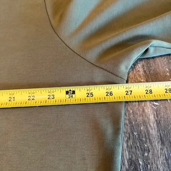 Men's Nike Dri-Fit Split Hem Hoodie Sweatshirt Olive Green, X-Large - Picture 9 of 11